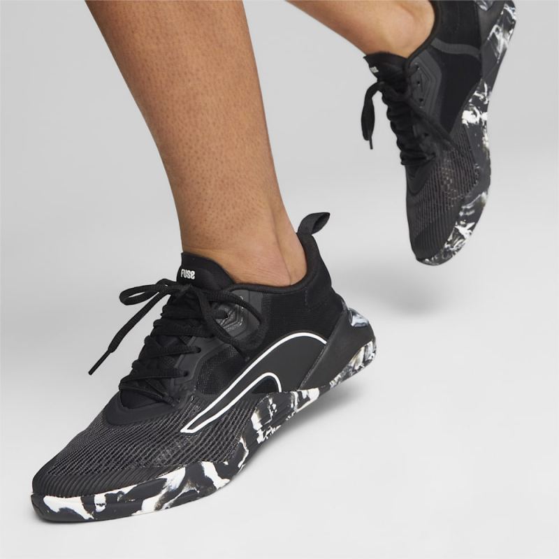 Puma | Women's Fuse 2.0 Training Shoes - Black-White-Dark Coal