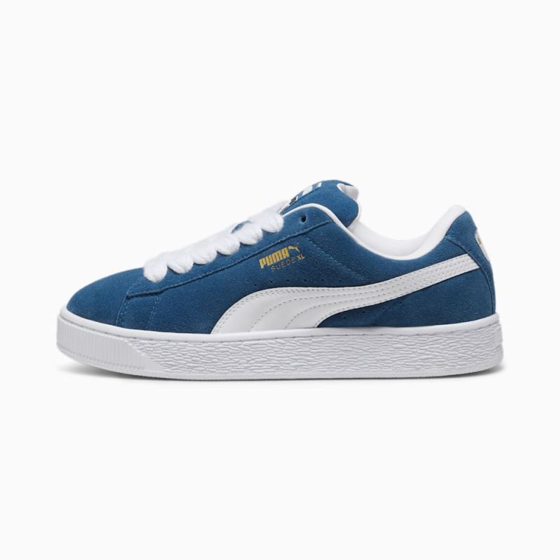 Puma | Men's Suede XL Sneakers - Ocean Tropic-White - Click Image to Close