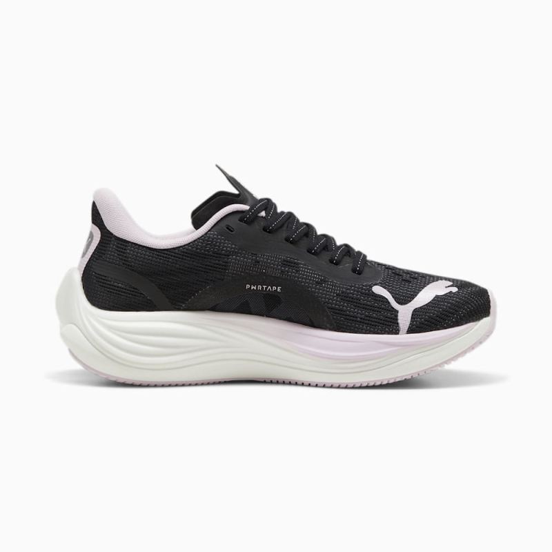 Puma | Women's Velocity NITRO 3 Running Shoes - Black-Silver-Grape Mist