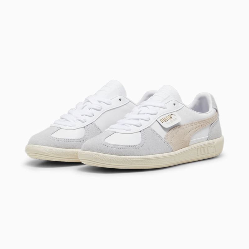 Puma | Women's Palermo Leather Sneakers - White-Rosebay-Sugared Almond