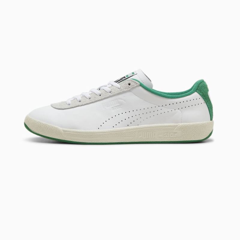 Puma | Men's Star OG Sneakers - White-Archive Green