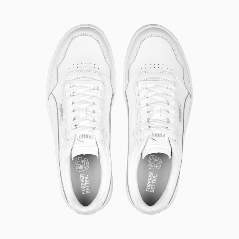 Puma | Men's Court Ultra Sneakers - White-White-Silver