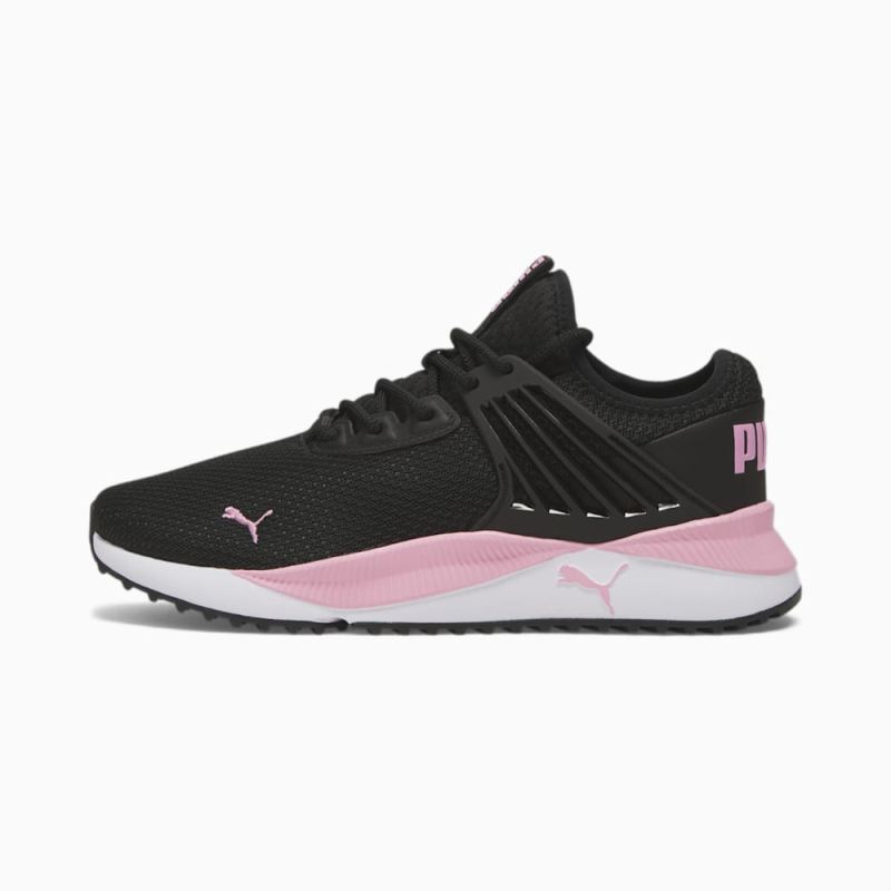 Puma | Women's Pacer Future Wide Sneakers - Black-Pink Lilac-White