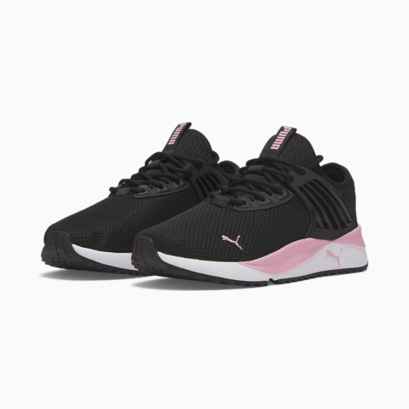 Puma | Women's Pacer Future Wide Sneakers - Black-Pink Lilac-White