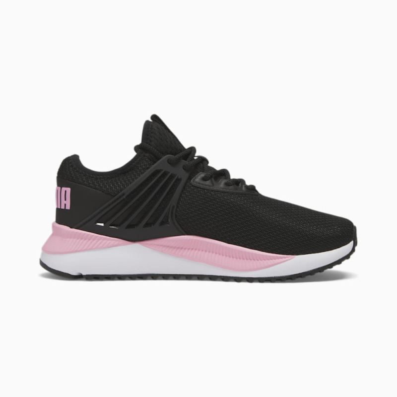 Puma | Women's Pacer Future Wide Sneakers - Black-Pink Lilac-White