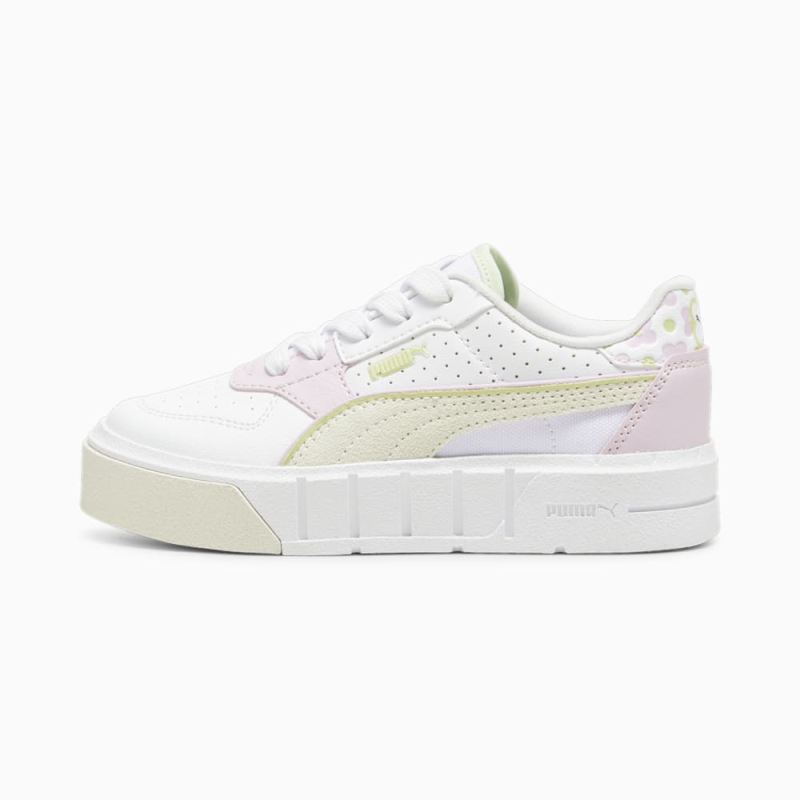 Puma | Girls Puma | Girls Cali Court Match Little Kids Sneakers - White-Warm White