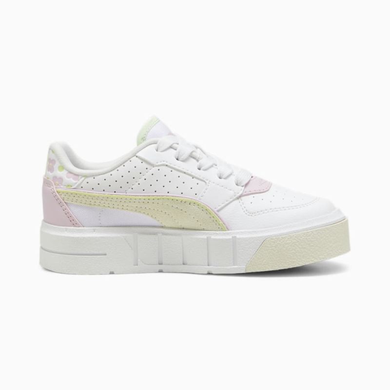 Puma | Girls Puma | Girls Cali Court Match Little Kids Sneakers - White-Warm White