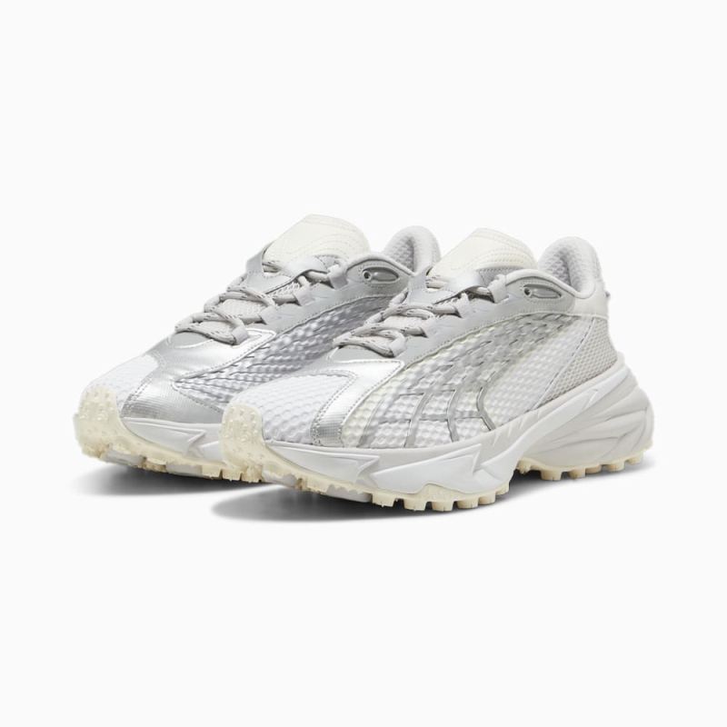 Puma | Men's Spirex Speed Running Sneakers - White-Feather Gray