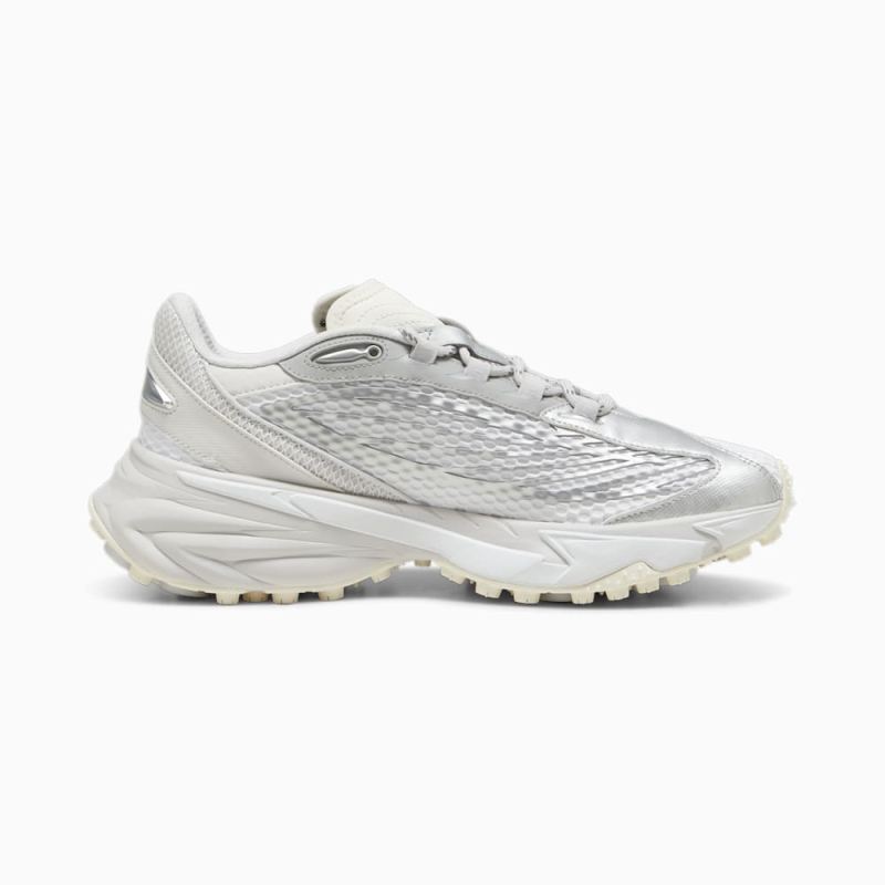 Puma | Men's Spirex Speed Running Sneakers - White-Feather Gray