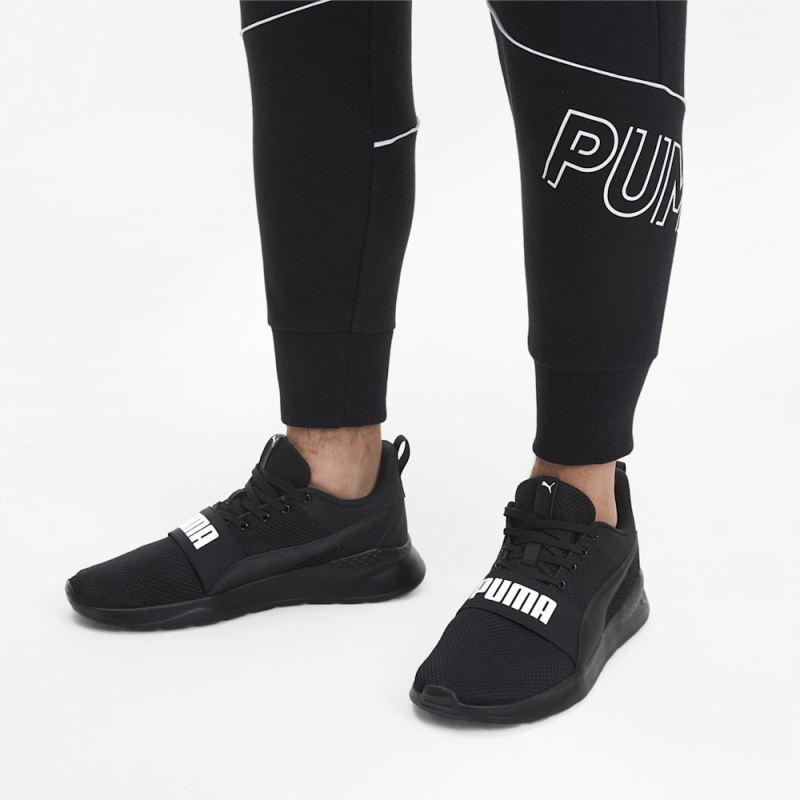 Puma | Men's Anzarun Lite Bold Sneakers - Black-White