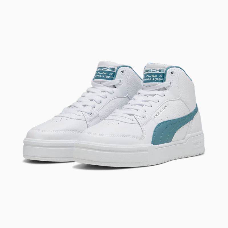 Puma | Men's Porsche Legacy CA Pro Sneakers - White-Bold Blue