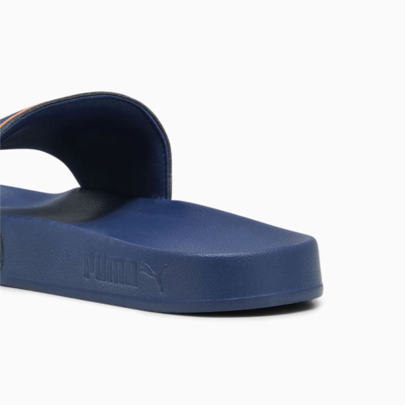 Puma | Women's Leadcat 2.0 Slides - Persian Blue-White-Pumpkin Pie