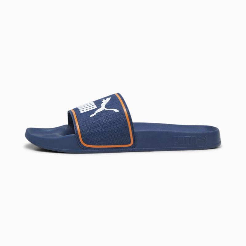 Puma | Women's Leadcat 2.0 Slides - Persian Blue-White-Pumpkin Pie