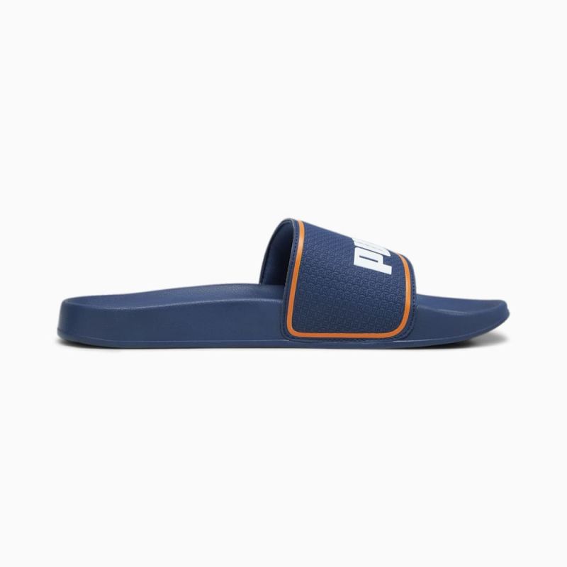 Puma | Women's Leadcat 2.0 Slides - Persian Blue-White-Pumpkin Pie