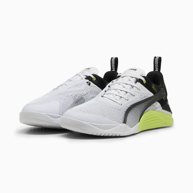 Puma | Men's Fuse 3.0 Training Shoes - Silver Mist-Lime Pow-Black