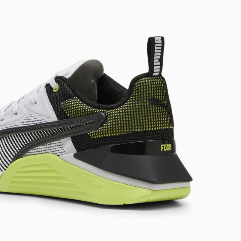 Puma | Men's Fuse 3.0 Training Shoes - Silver Mist-Lime Pow-Black