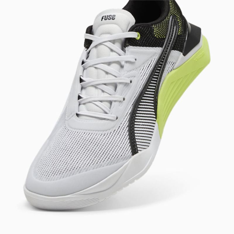 Puma | Men's Fuse 3.0 Training Shoes - Silver Mist-Lime Pow-Black