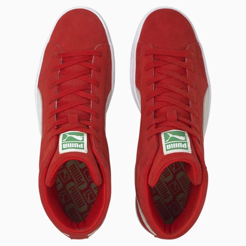 Puma | Men's Suede Mid XXI Sneakers - High Risk Red-White