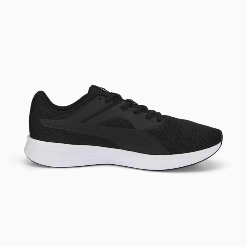 Puma | Men's Transport Running Shoes - Black-White