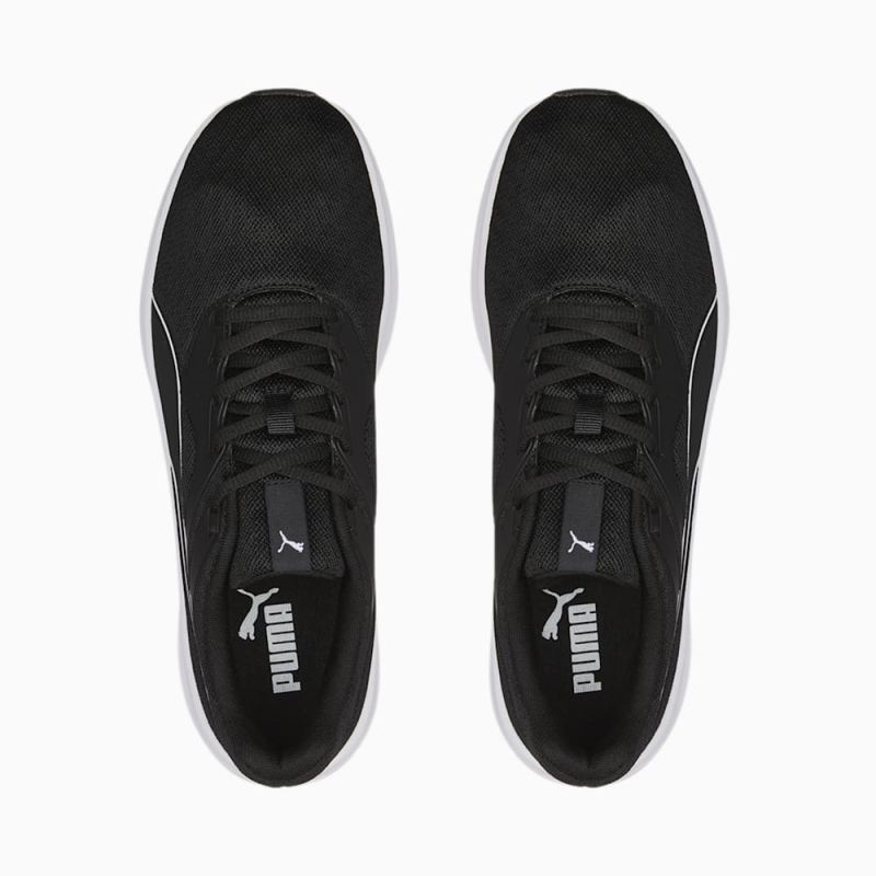 Puma | Men's Transport Running Shoes - Black-White