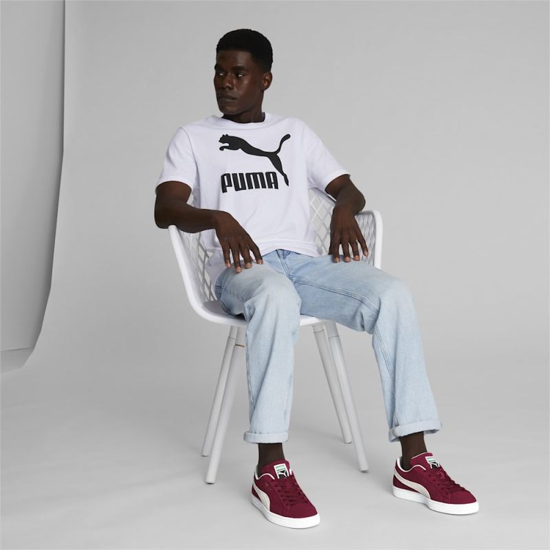 Puma | Men's Suede Classic XXI Sneakers - Cabernet-White