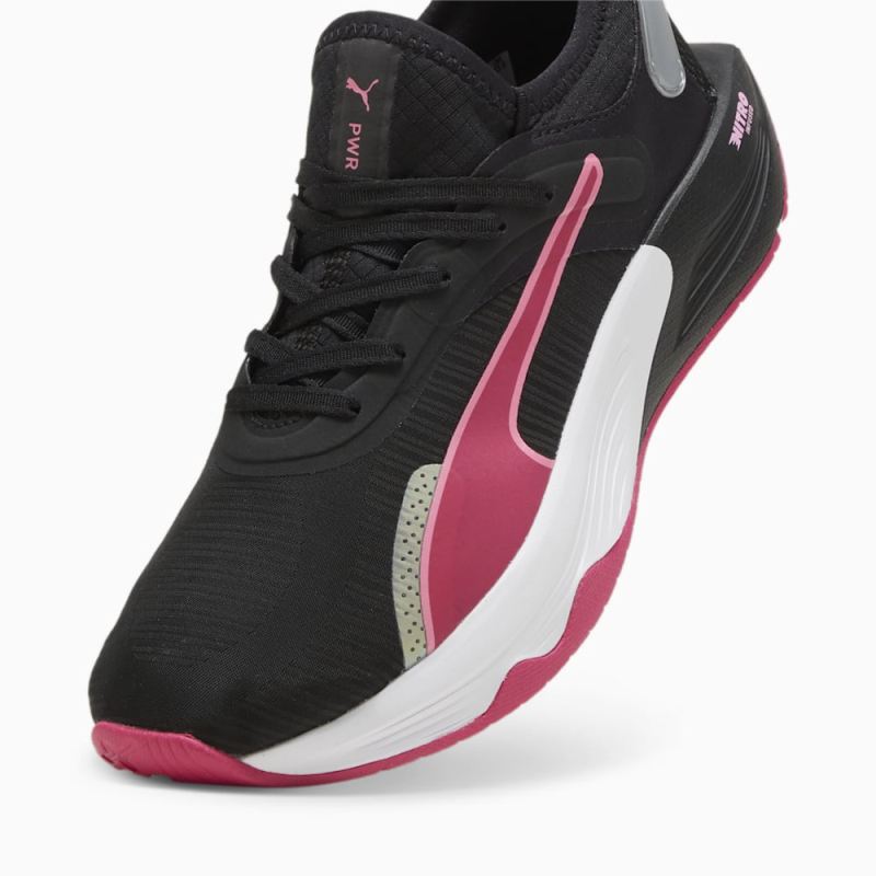 Puma | Women's PWR XX NITRO Training Shoes - Black-Garnet Rose-Fast Pink