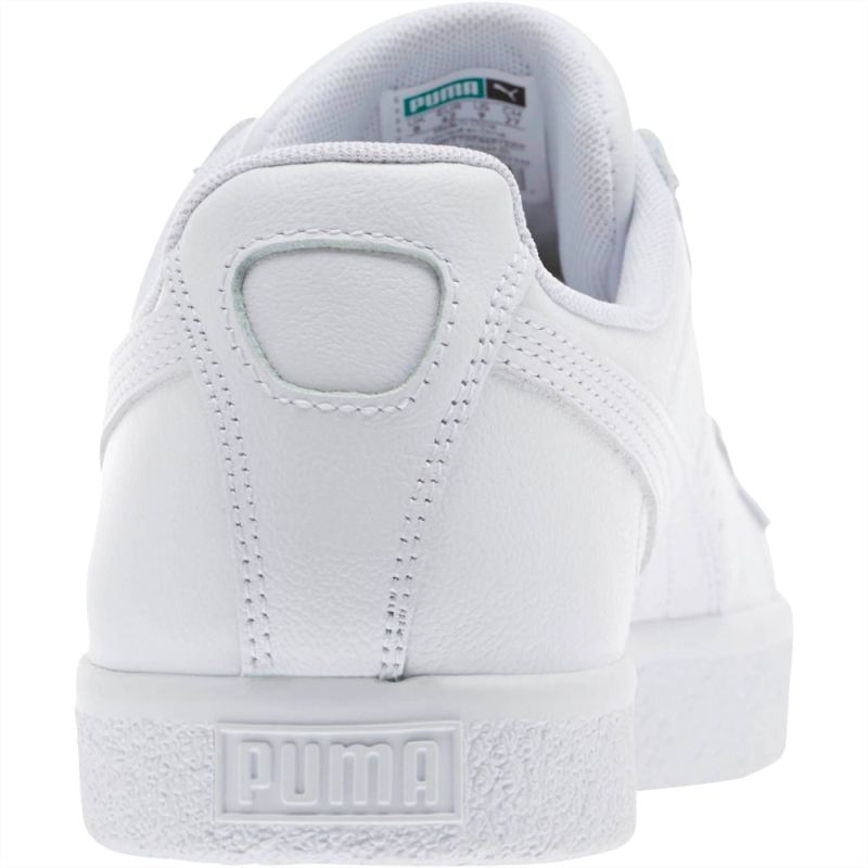 Puma | Men's Clyde Core Foil Sneakers - White-Silver