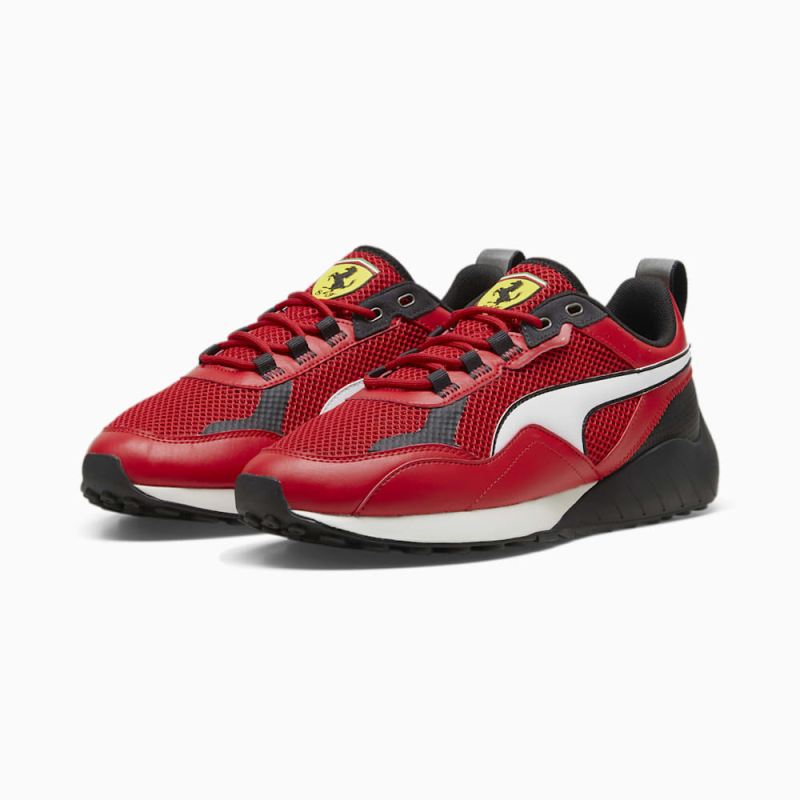 Puma | Men's Ferrari SPEEDFUSION 2.0 Sneakers - Rosso Corsa-Black