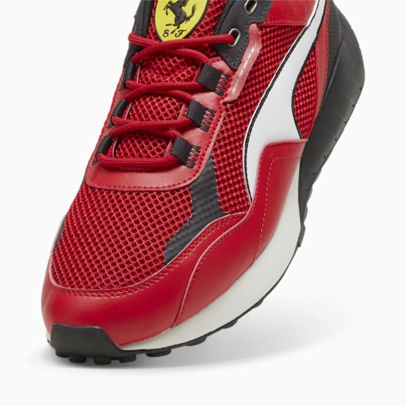 Puma | Men's Ferrari SPEEDFUSION 2.0 Sneakers - Rosso Corsa-Black