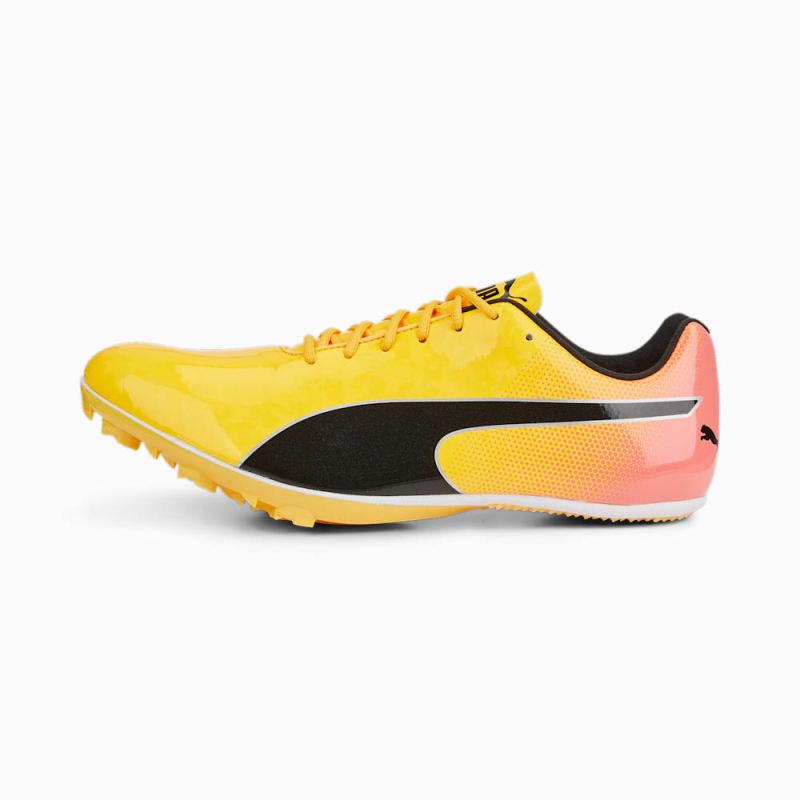 Puma | Men's evoSPEED Sprint 14 Track Spikes - Sun Stream-Sunset Glow-Black