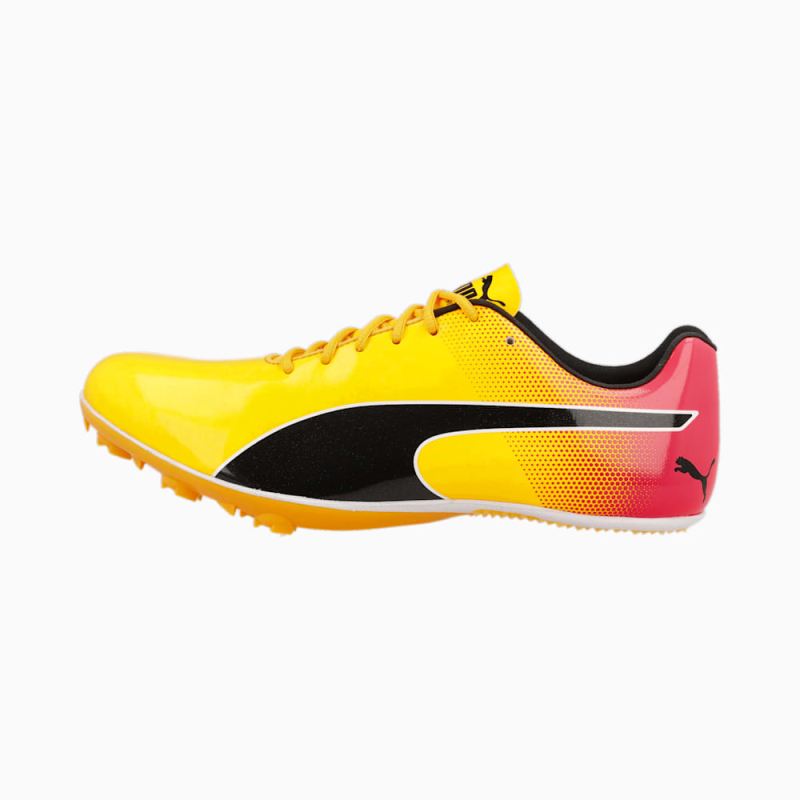 Puma | Men's evoSPEED Sprint 14 Track Spikes - Sun Stream-Sunset Glow-Black