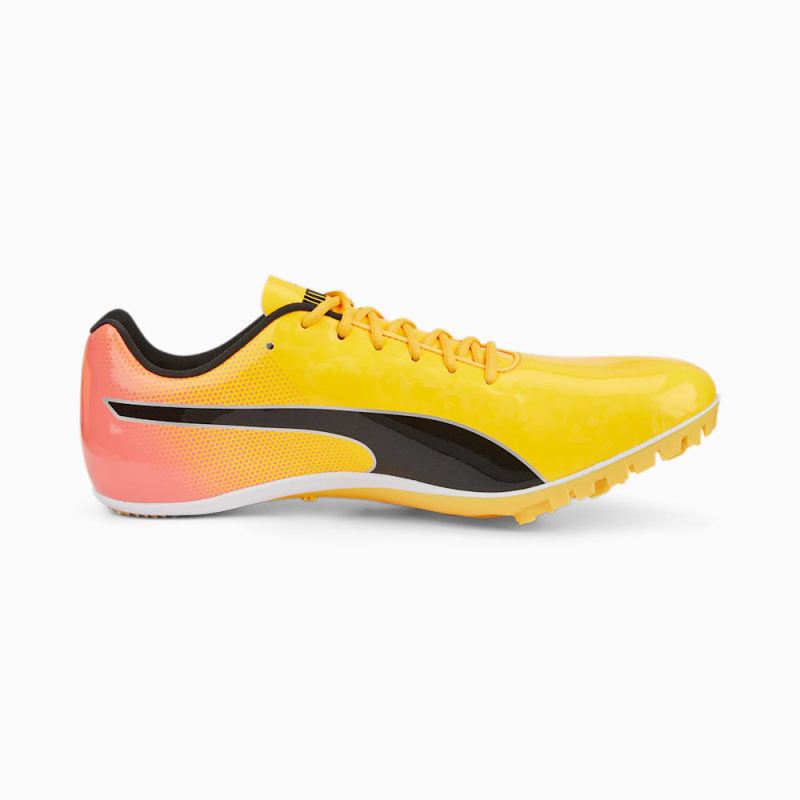 Puma | Men's evoSPEED Sprint 14 Track Spikes - Sun Stream-Sunset Glow-Black