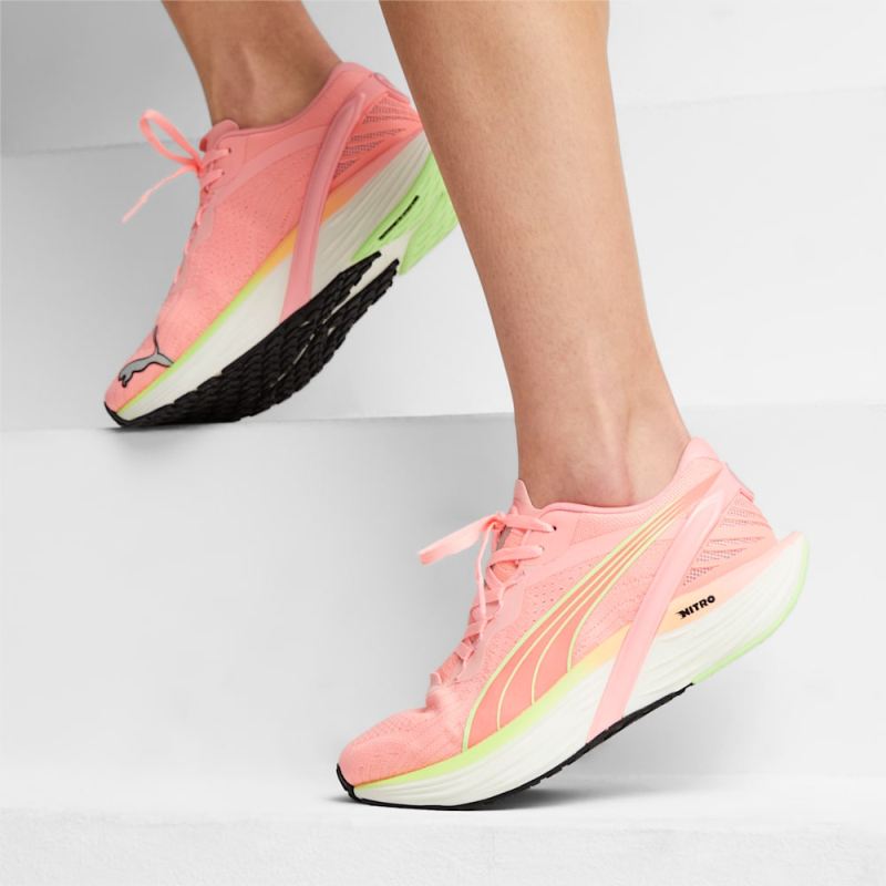 Puma | Women's Run XX NITRO 2 Running Shoes - Koral Ice-Speed Green