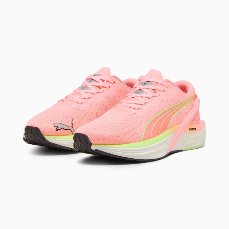 Puma | Women's Run XX NITRO 2 Running Shoes - Koral Ice-Speed Green