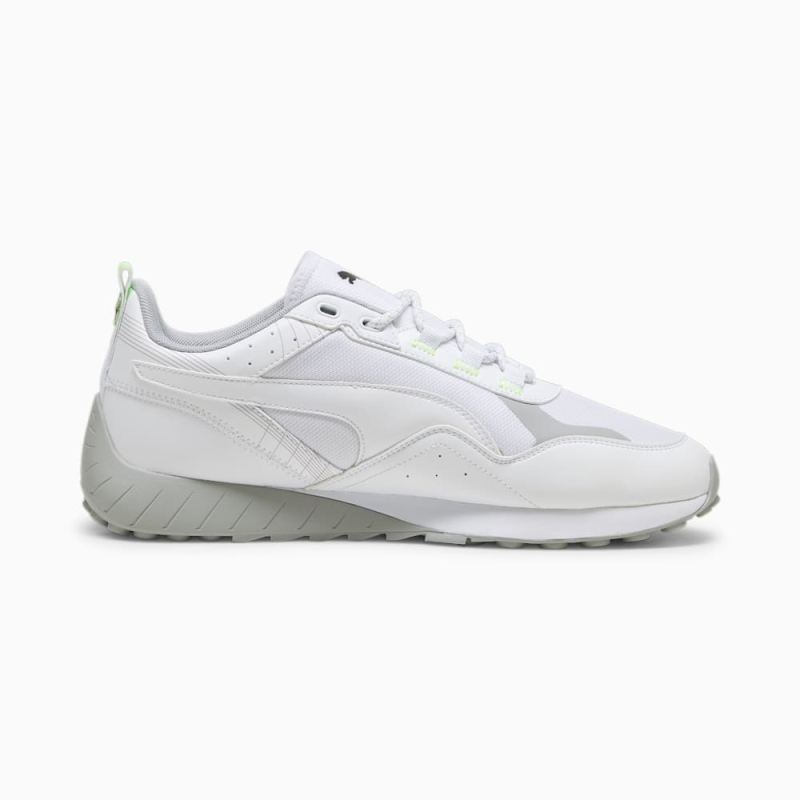 Puma | Men's Mercedes AMG-Petronas F1 SPEEDFUSION 2.0 Unisex Shoes - White-Fizzy Green