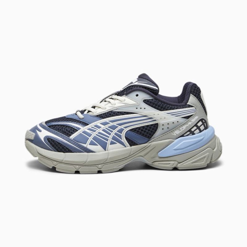 Puma | Men's Velophasis Phased Sneakers - White-Inky Blue