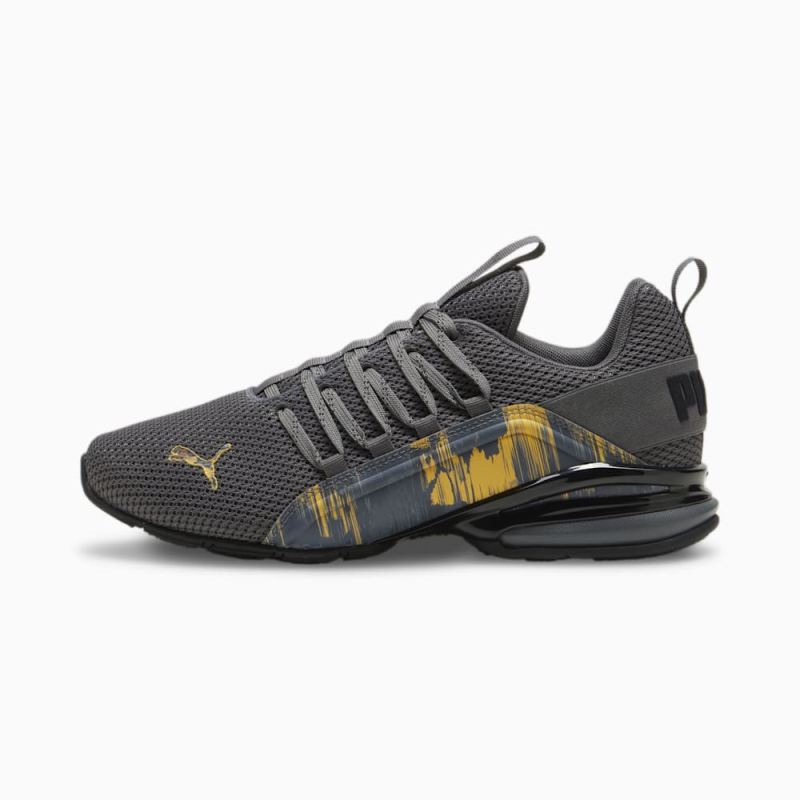 Puma | Men's Axelion Metaspeed Camo Running Shoe - Cool Dark Gray-Shadow Gray