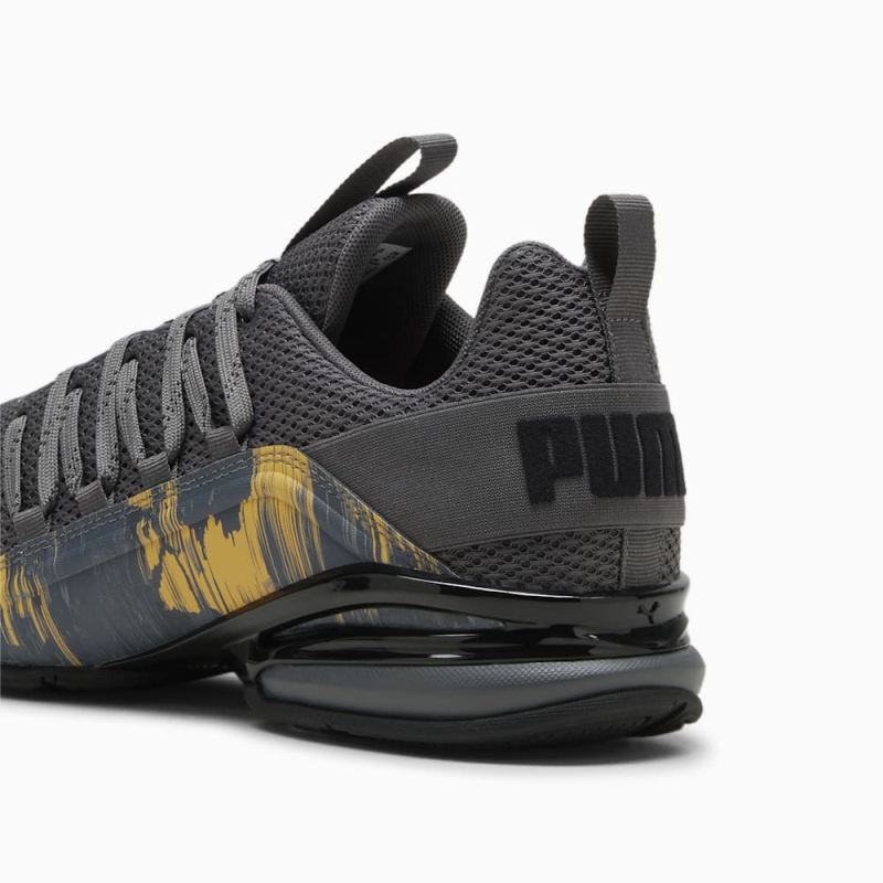 Puma | Men's Axelion Metaspeed Camo Running Shoe - Cool Dark Gray-Shadow Gray