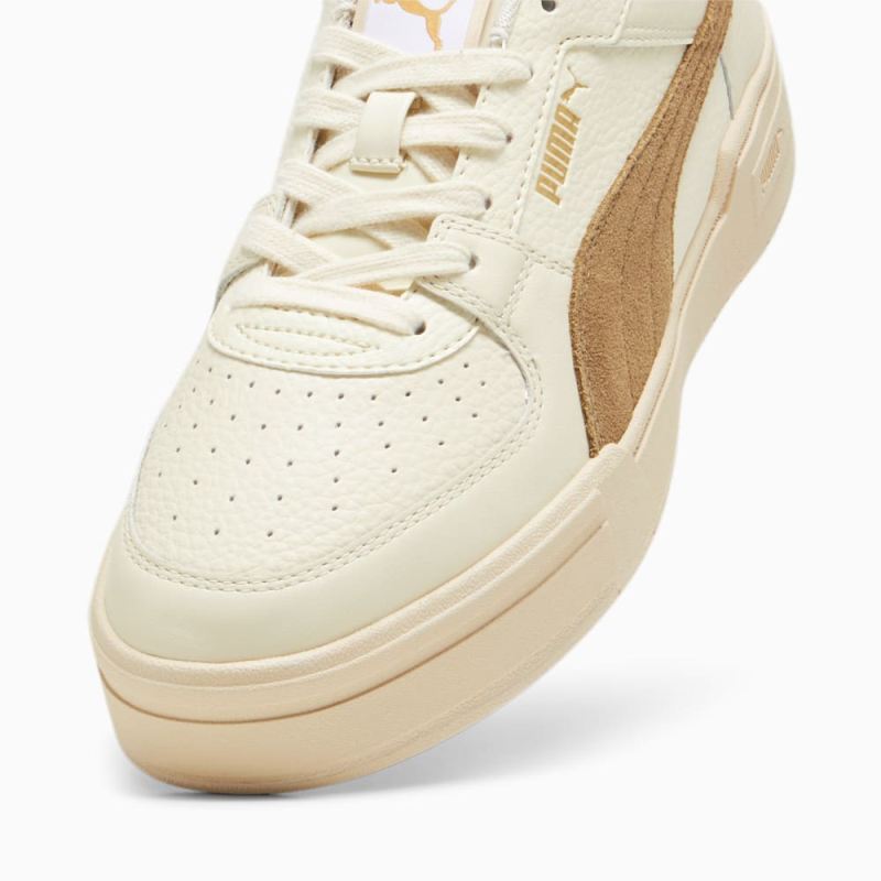 Puma | Women's CA Pro OW Sneakers - Alpine Snow-Chocolate Chip-Team Gold