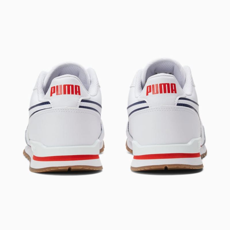 Puma | Men's ST Runner v3 Bold Sneaker - White-Peacoat