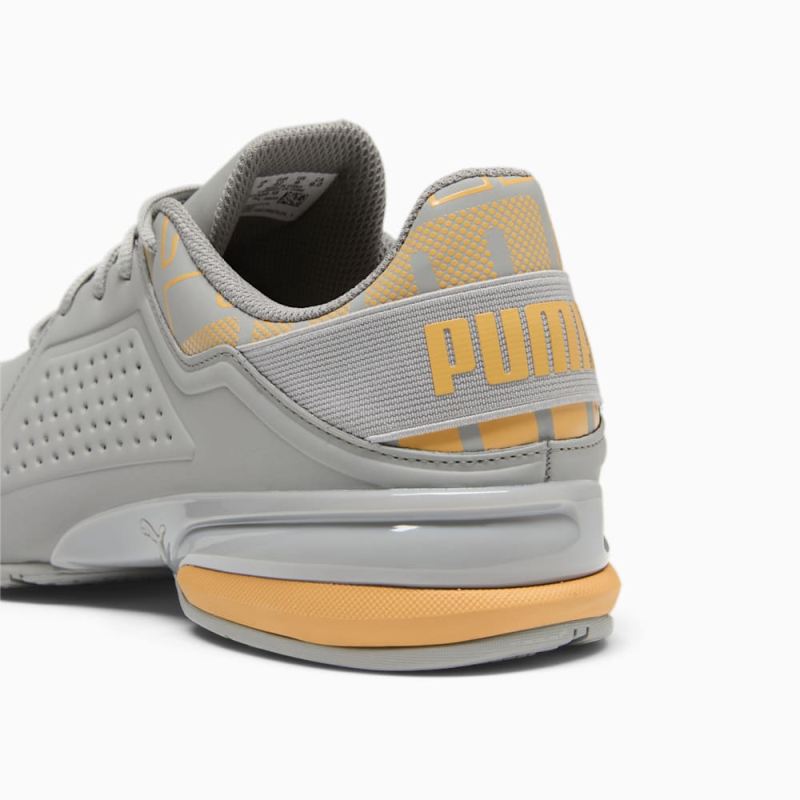 Puma | Men's Viz Runner Repeat Wide Running Shoes - Stormy Slate-Ginger Tea