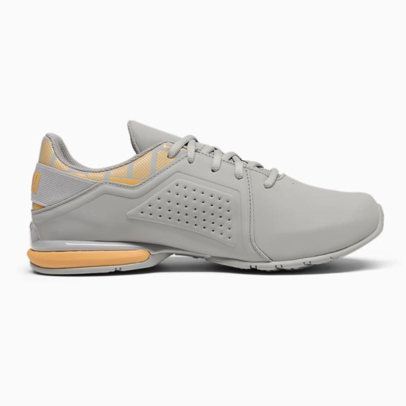 Puma | Men's Viz Runner Repeat Wide Running Shoes - Stormy Slate-Ginger Tea