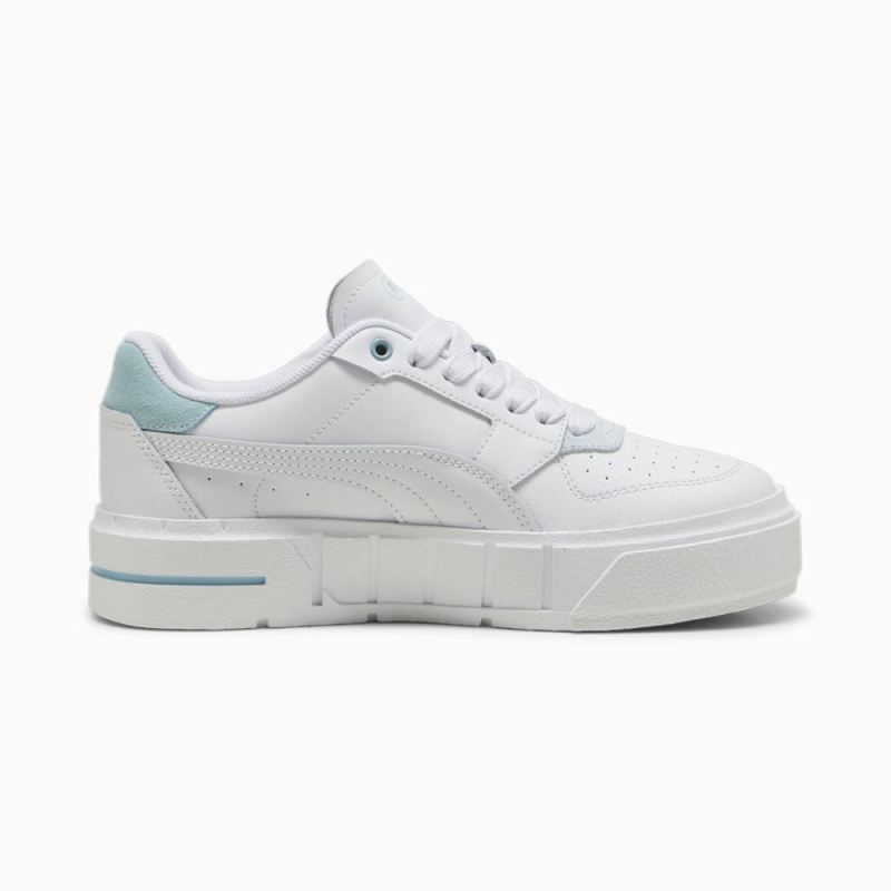 Puma | Girls Cali Court Match Big Kids Sneakers - White-Turquoise Surf