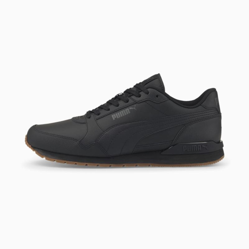 Puma | Men's ST Runner v3 L Sneakers - Black-Black-Gum