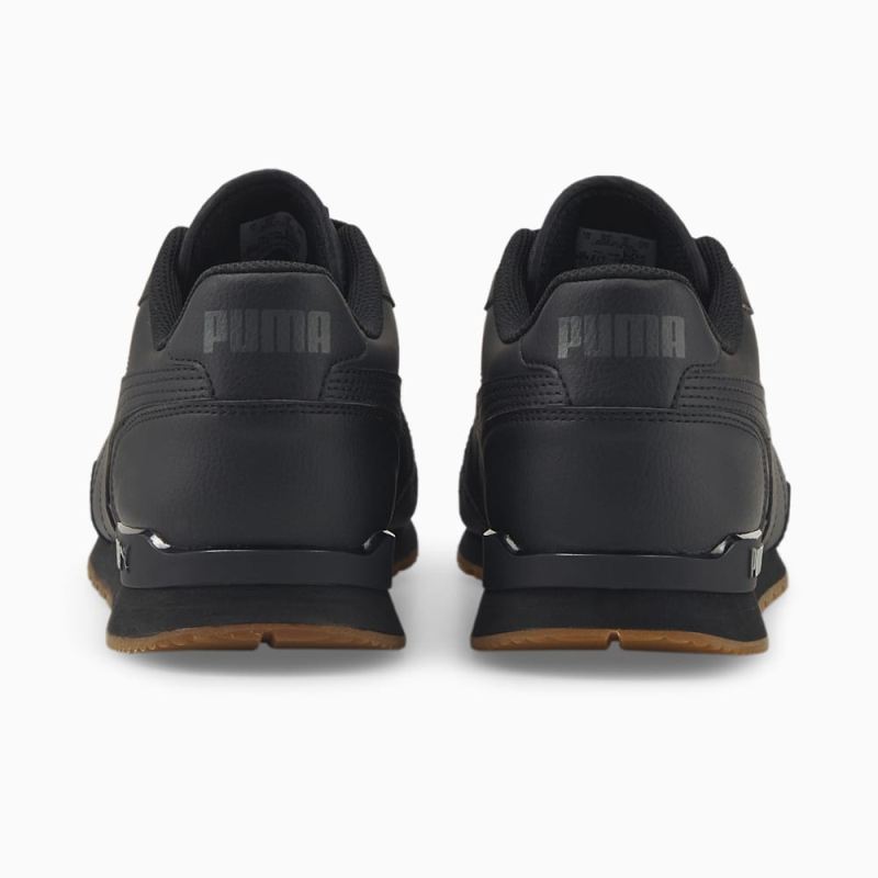 Puma | Men's ST Runner v3 L Sneakers - Black-Black-Gum