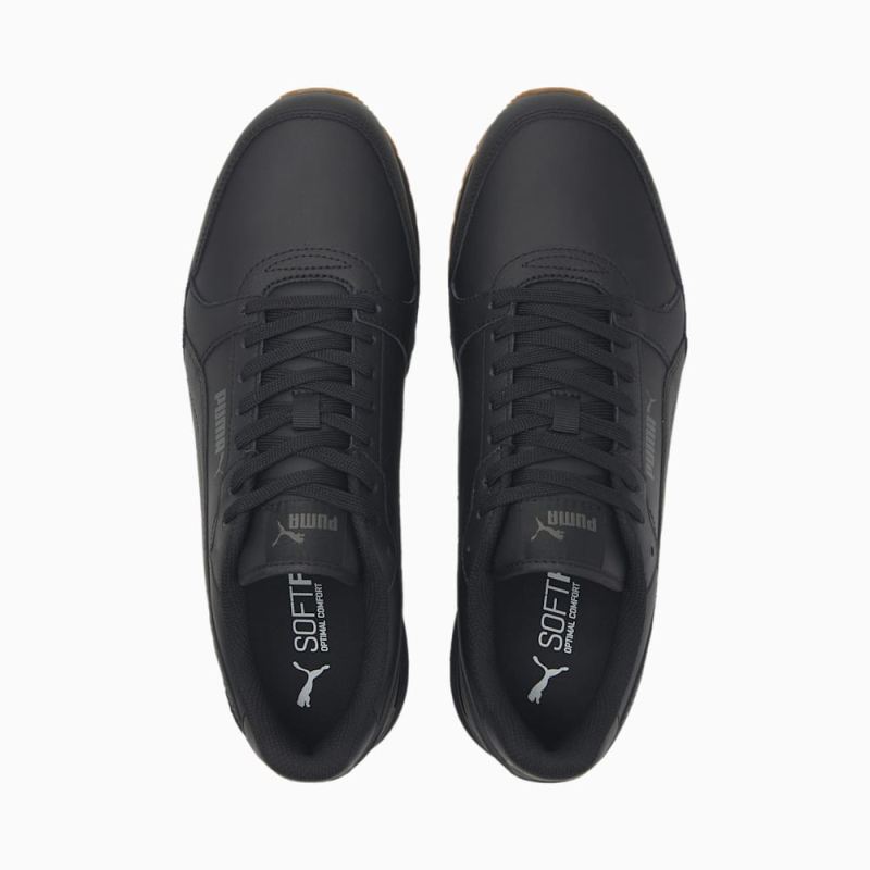 Puma | Men's ST Runner v3 L Sneakers - Black-Black-Gum