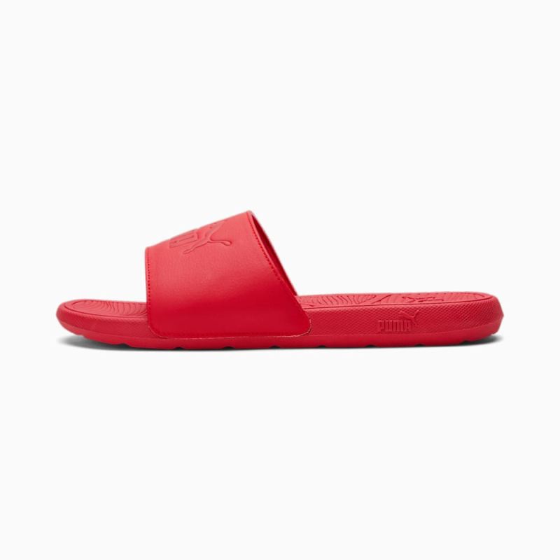 Puma | Men's Cool Cat 2.0 Slides - Red-Red - Click Image to Close