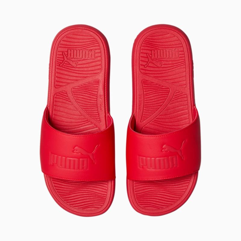 Puma | Men's Cool Cat 2.0 Slides - Red-Red