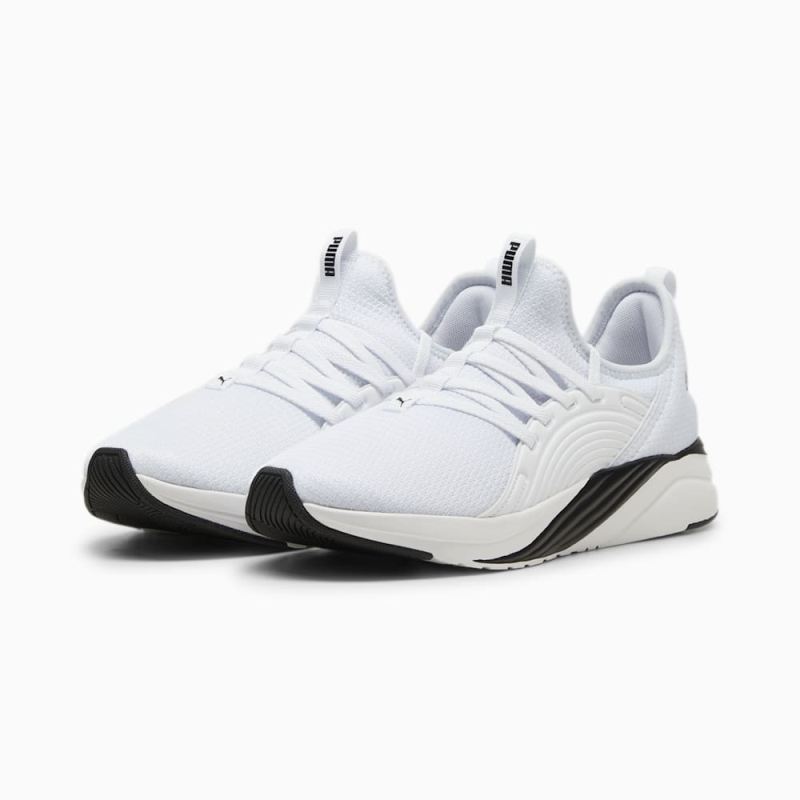 Puma | Women's SOFTRIDE Sophia 2 Emboss Running Shoes - White-Black