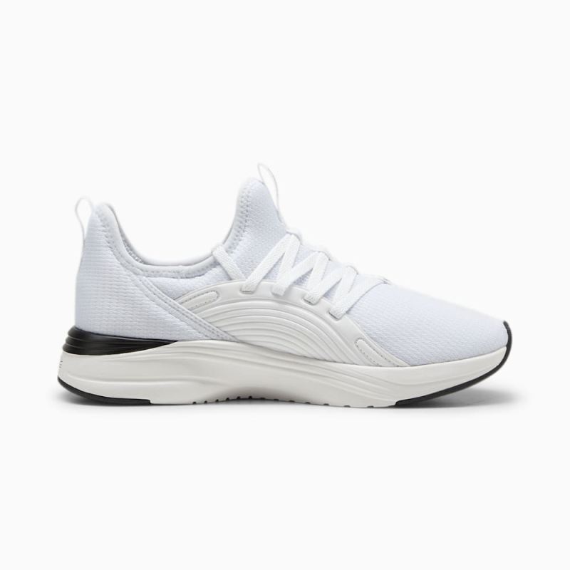 Puma | Women's SOFTRIDE Sophia 2 Emboss Running Shoes - White-Black